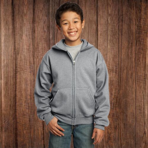 PC90YZH Youth Core Fleece Full Zip Sweatshirt Thumbnail